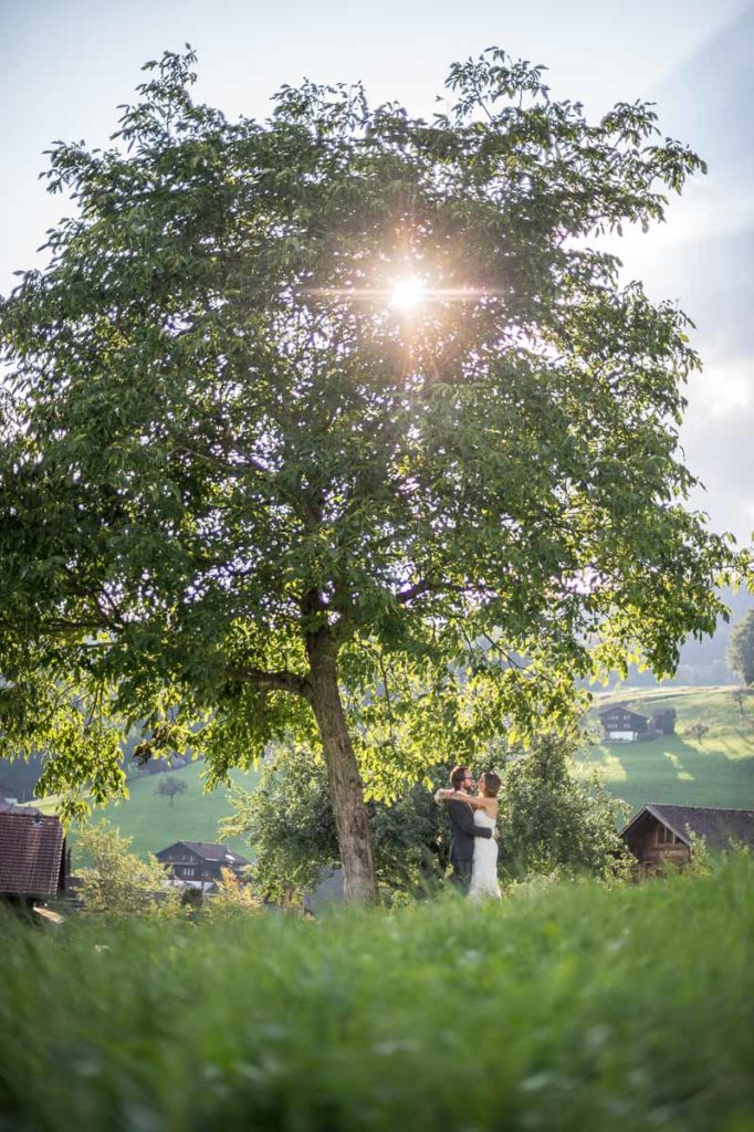 Hochzeitsfotograf Obwalden Hochzeit auf dem Landenberg und Ramersberg in Obwalden, oberhalb von Sarnen