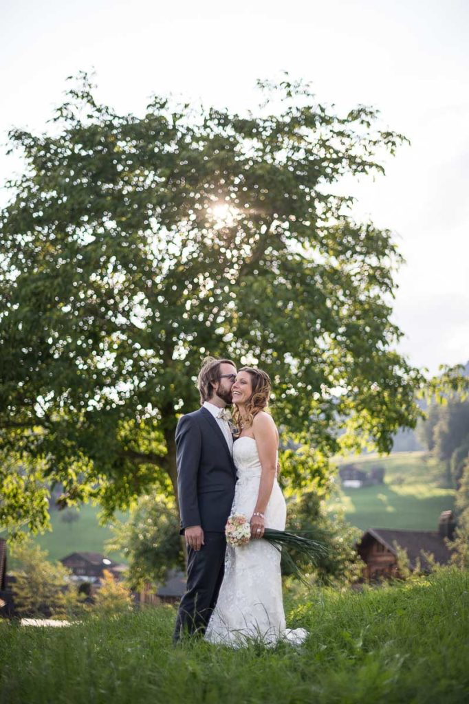 Hochzeitsfotograf Obwalden Hochzeit auf dem Landenberg und Ramersberg in Obwalden, oberhalb von Sarnen