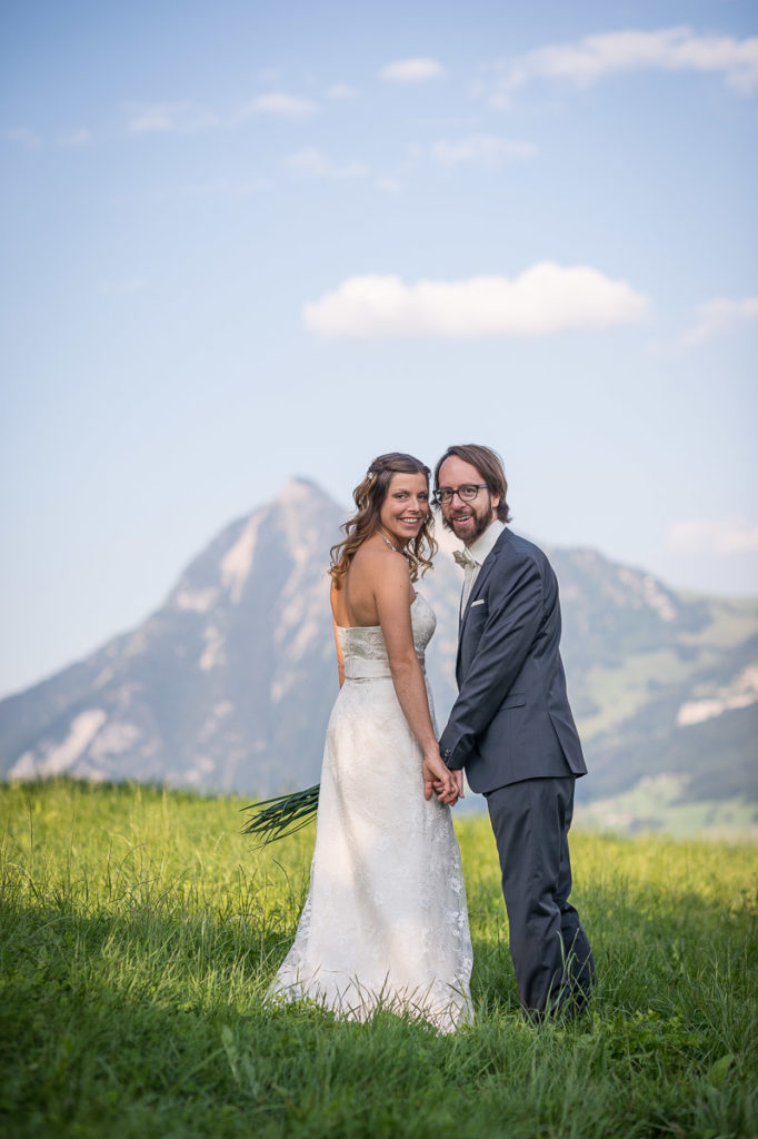 Hochzeitsfotograf Obwalden Hochzeit auf dem Landenberg und Ramersberg in Obwalden, oberhalb von Sarnen