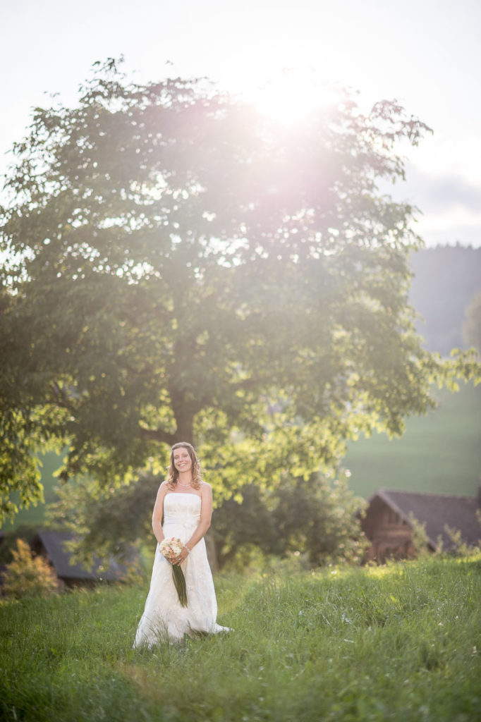 Hochzeitsfotograf Obwalden Hochzeit auf dem Landenberg und Ramersberg in Obwalden, oberhalb von Sarnen