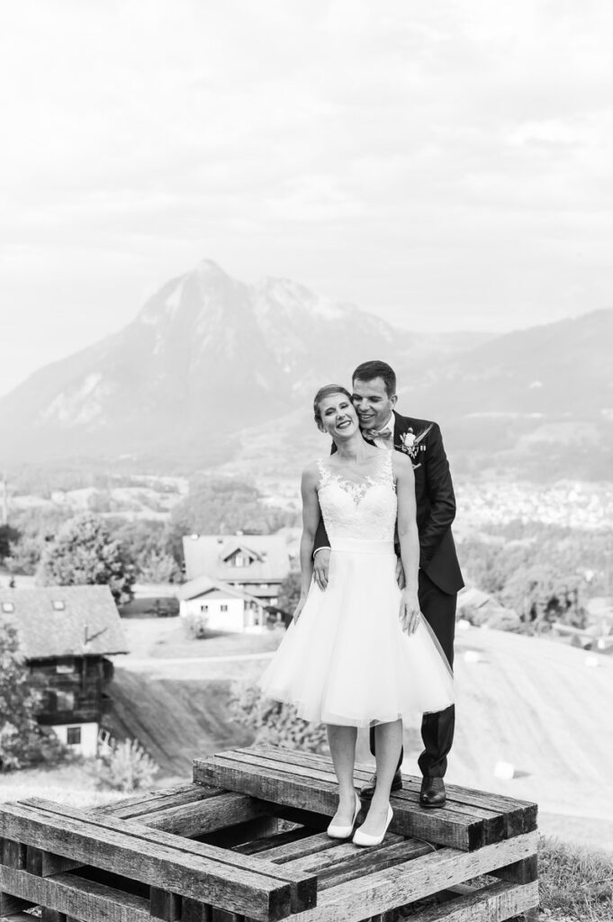 Hochzeit Mirjam&Christian Hochzeit auf dem Landenberg in Sarnen (Obwalden), Fotoshooting bei Ramersberg Kapelle.