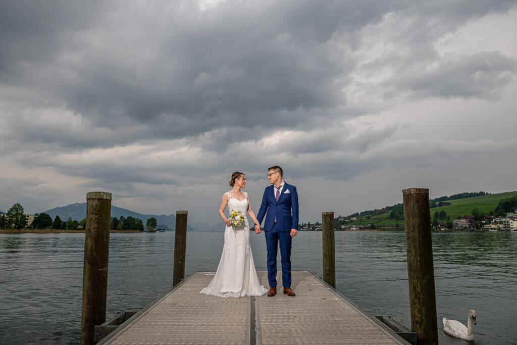Hochzeit auf Hof Landschi in Küssnacht Kanton Schwyz Hochzeitsfotograf Schwyz