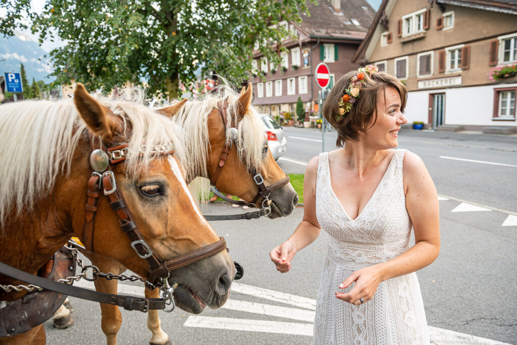Hochzeit in Niederrickenbach in Dallenwil Kanton Nidwalden Hochzeitsfeier im Schlüssel in Dallenwil Hochzeitsfotograf Obwalden Nidwalden