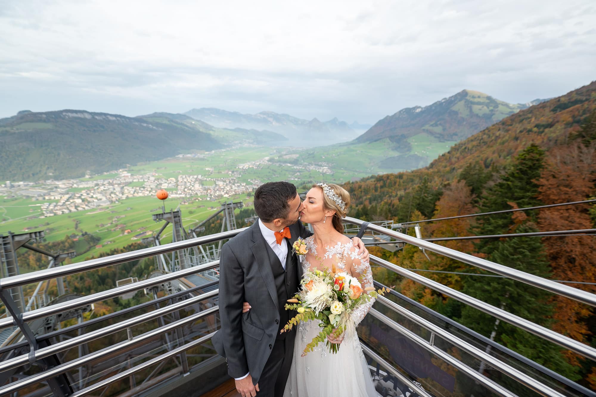 Hochzeits Fotoshooting in Sarnen, Stanserhorn, Luzern