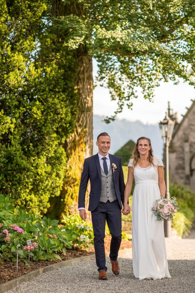 Hochzeit in Ebikon Luzern, Hocheitsshooting Schloss Meggenhorn