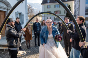Zivile Hochzeit in Sarnen und Fotoshooting im Seefeld in Sarnen