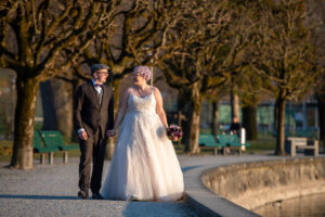 Zivile Hochzeit in Sarnen und Fotoshooting im Seefeld in Sarnen