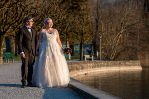 Zivile Hochzeit in Sarnen und Fotoshooting im Seefeld in Sarnen