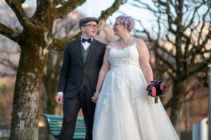 Zivile Hochzeit in Sarnen und Fotoshooting im Seefeld in Sarnen