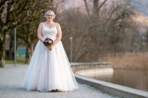 Zivile Hochzeit in Sarnen und Fotoshooting im Seefeld in Sarnen
