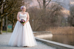 Zivile Hochzeit in Sarnen und Fotoshooting im Seefeld in Sarnen