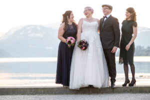 Zivile Hochzeit in Sarnen und Fotoshooting im Seefeld in Sarnen