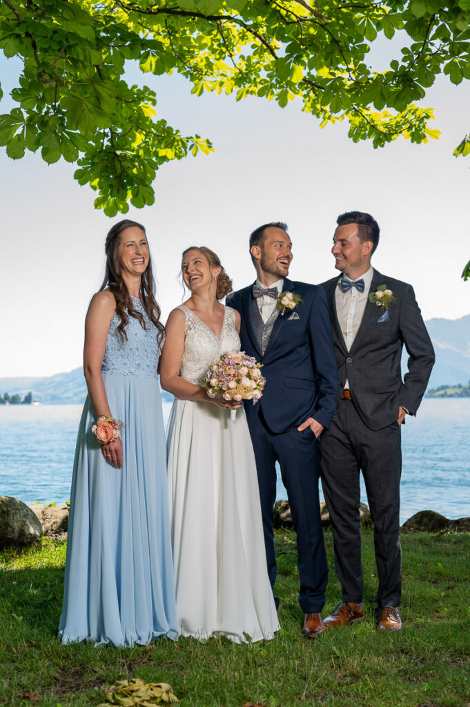 Hochzeit in der reformierten Kirche in Hergiswil Nidwalden Hochzeitsfeier im Engel in Stans