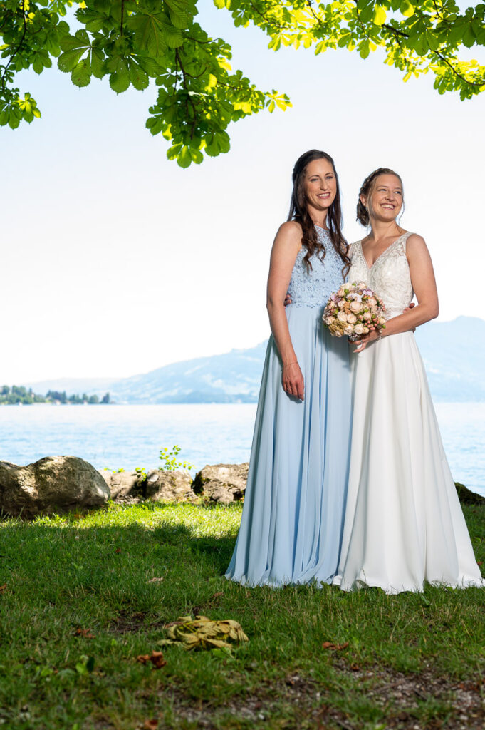 Hochzeit in der reformierten Kirche in Hergiswil Nidwalden Hochzeitsfeier im Engel in Stans