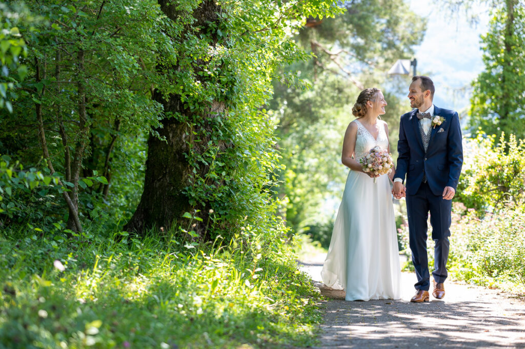 Hochzeit in der reformierten Kirche in Hergiswil Nidwalden Hochzeitsfeier im Engel in Stans