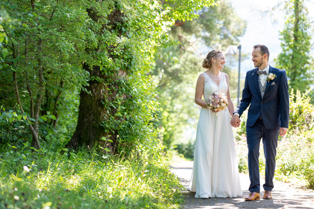 Hochzeit in der reformierten Kirche in Hergiswil Nidwalden Hochzeitsfeier im Engel in Stans