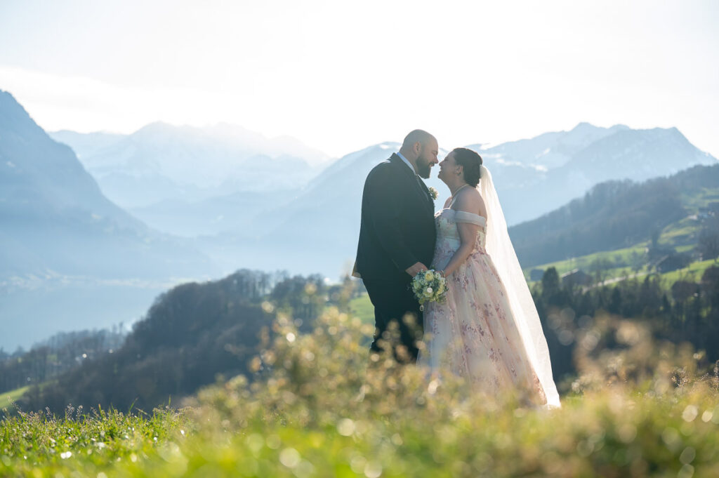 Hochzeitsfotos Landenberg Sarnen & Pax Montana – Hochzeitsfotograf Zentralschweiz